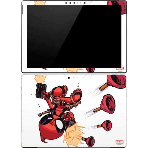 Marvel Deadpool Babypool Shooting Surface Pro 4 Skin